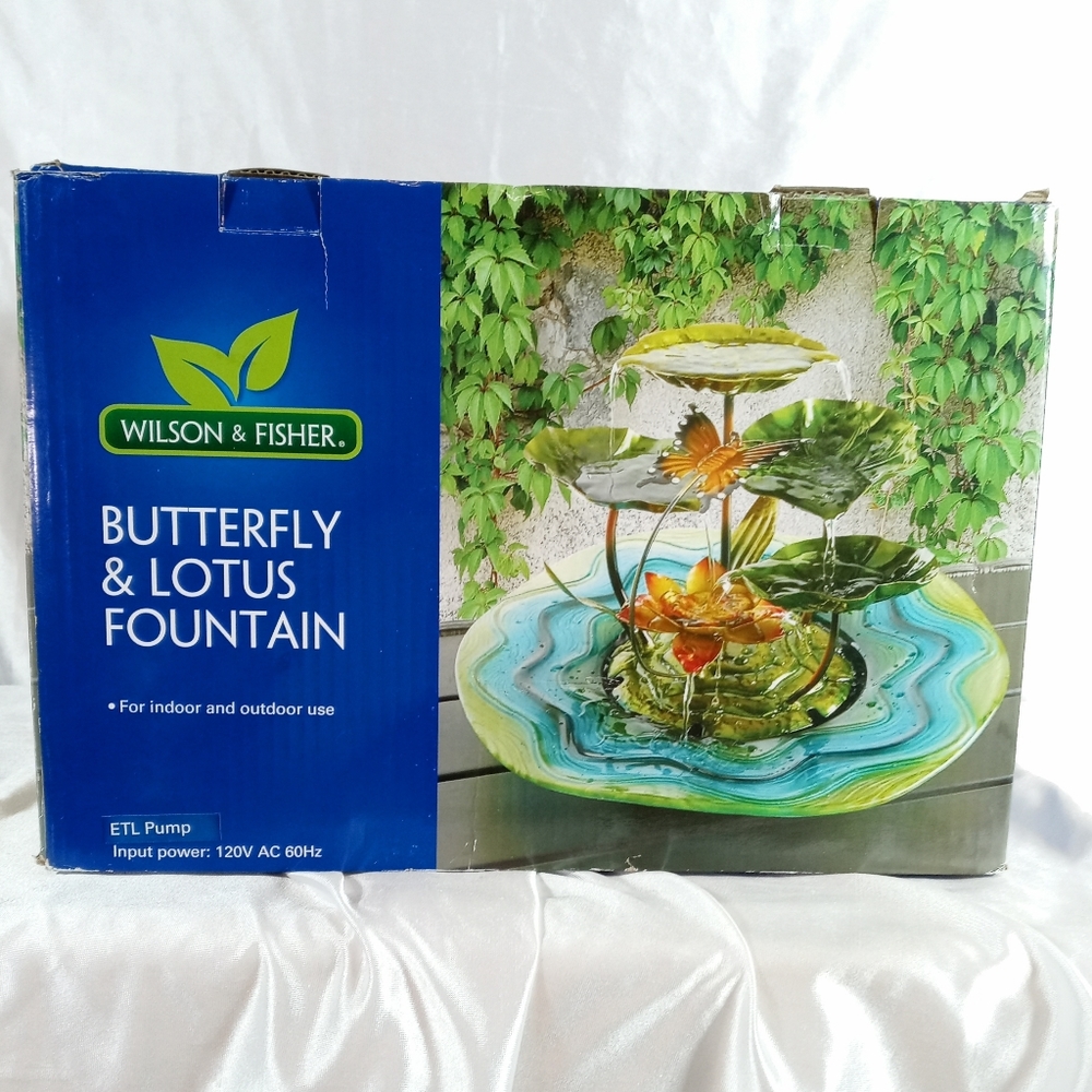 Butterfly and Lotus fountain